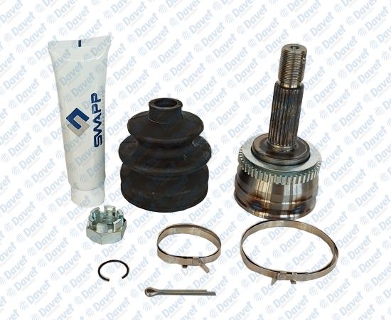 HY-1001A Aks Kafasi Sol-Sag On Dis Hyundai Accent Era 1.4i 16v Absli 48 Dis 25x22x52.5 Uzunluk 152,5 Mm 2006-2012